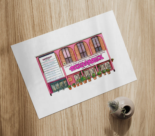 Peckhamplex Cinema Art Print – Peckham, South London - Camberwell Designs