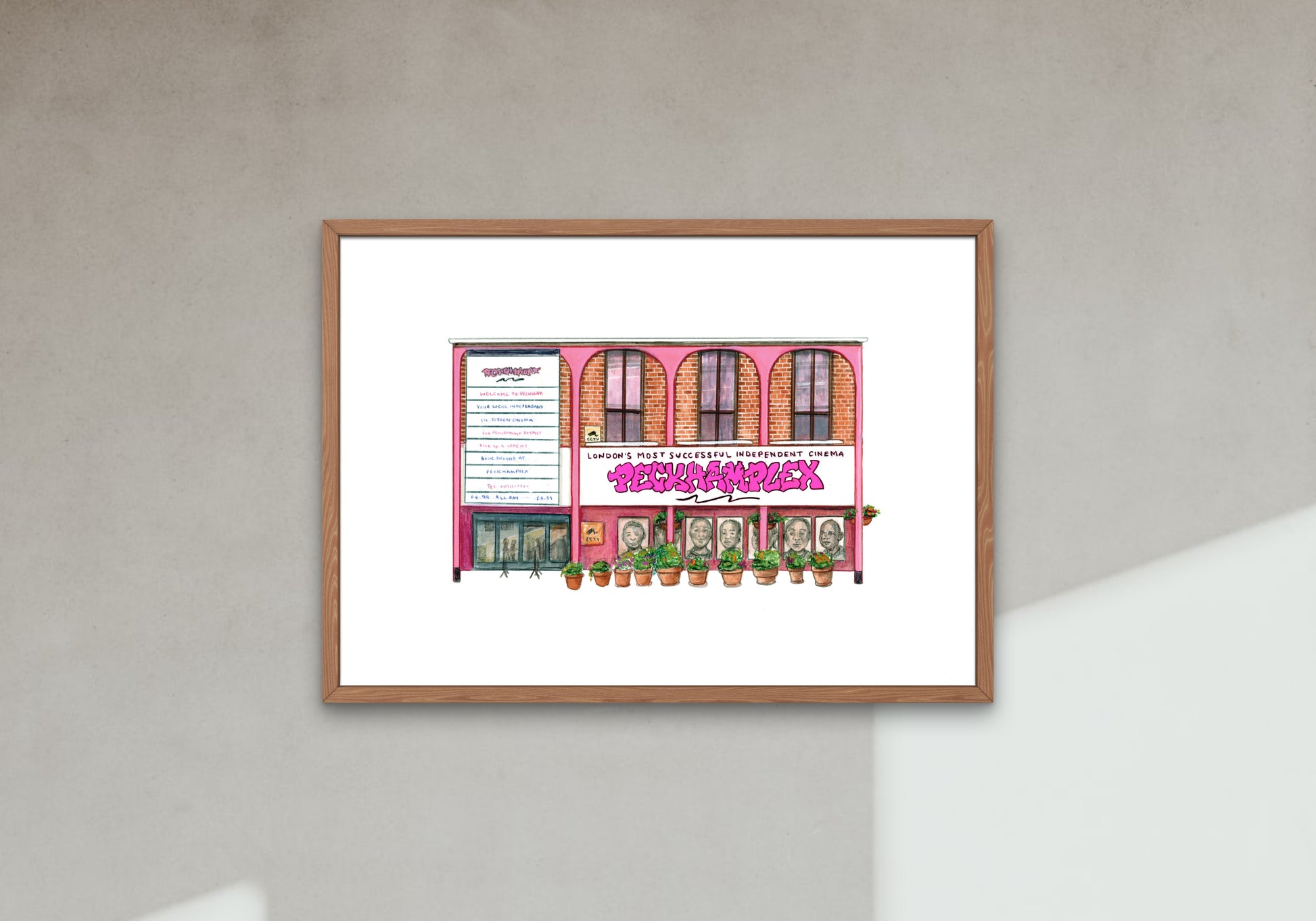 Peckhamplex Cinema Art Print – Peckham, South London - Camberwell Designs