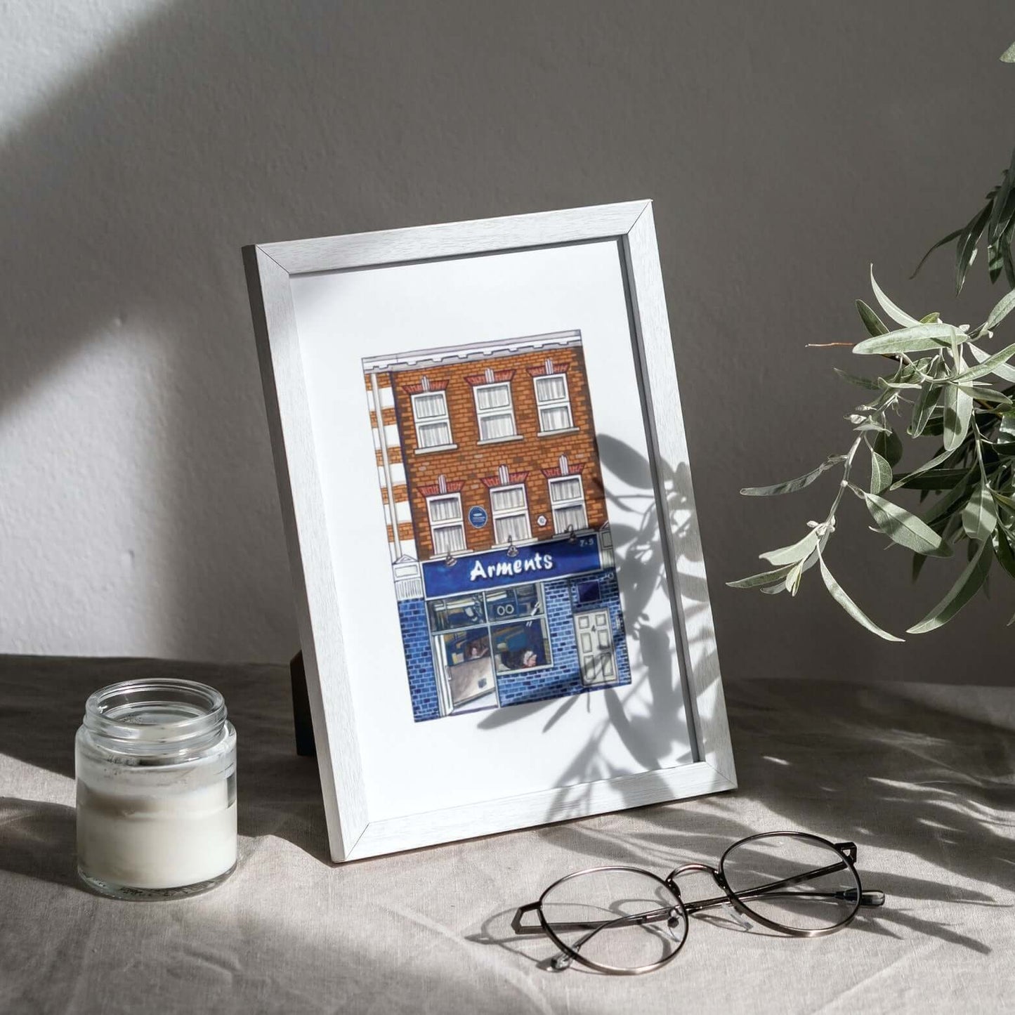 Arment's Pie and Mash Shop Art Print, South London