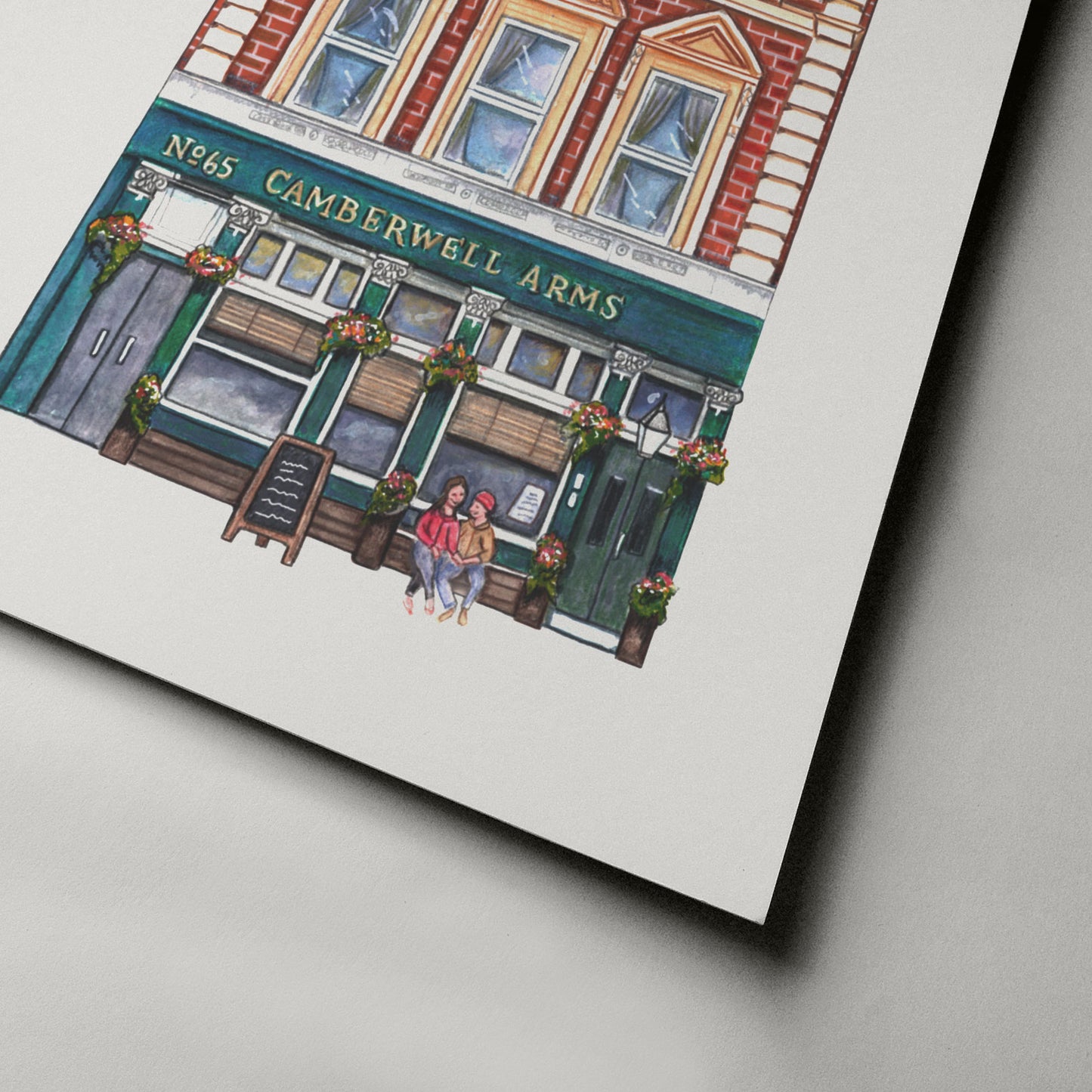 The Camberwell Arms Pub, Art Print, Camberwell South London - Camberwell Designs