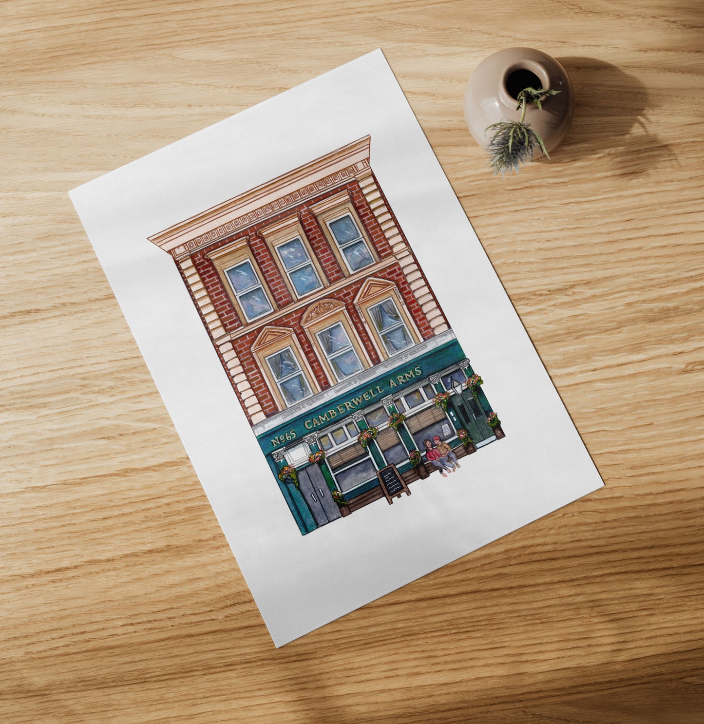 The Camberwell Arms Pub, Art Print, Camberwell South London - Camberwell Designs