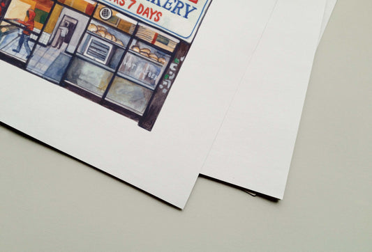 Beigel Bake Bakery Art Print, Brick Lane, East London