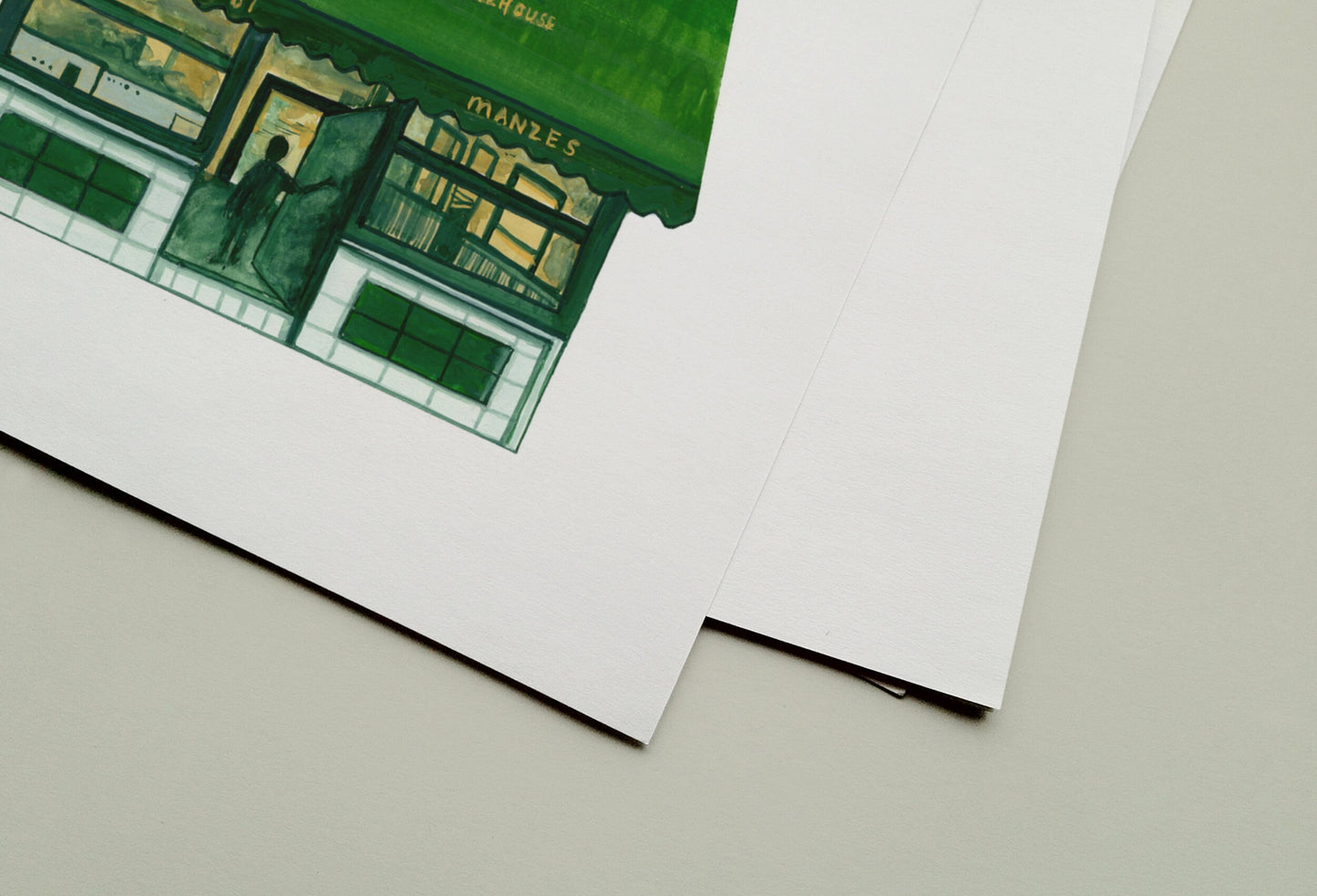 M.Manze Pie and Mash shop, South London Peckham Print