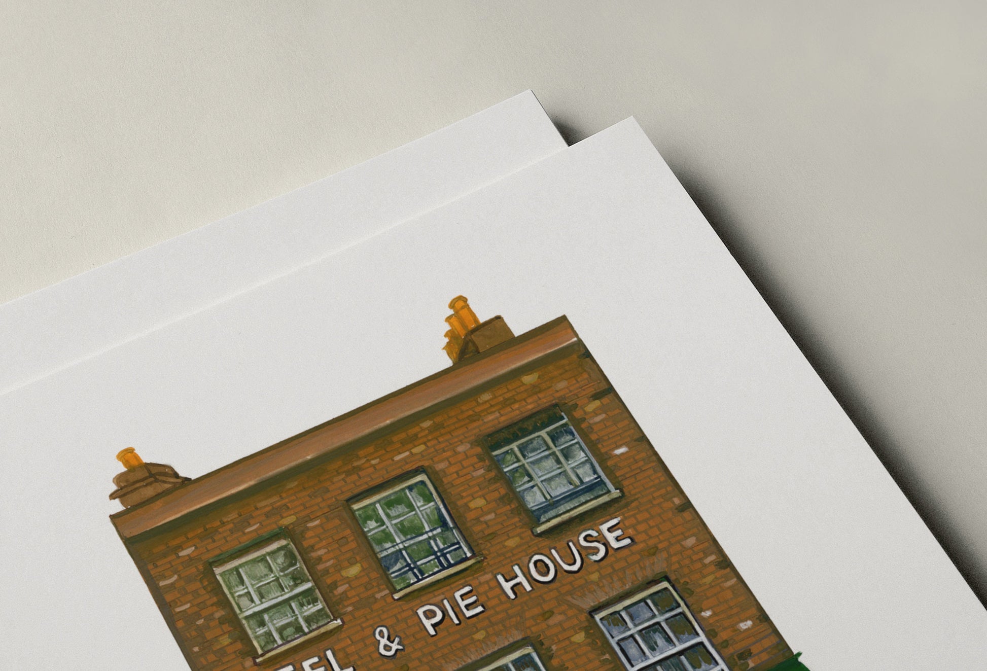 M.Manze Pie and Mash shop, South London Peckham Print