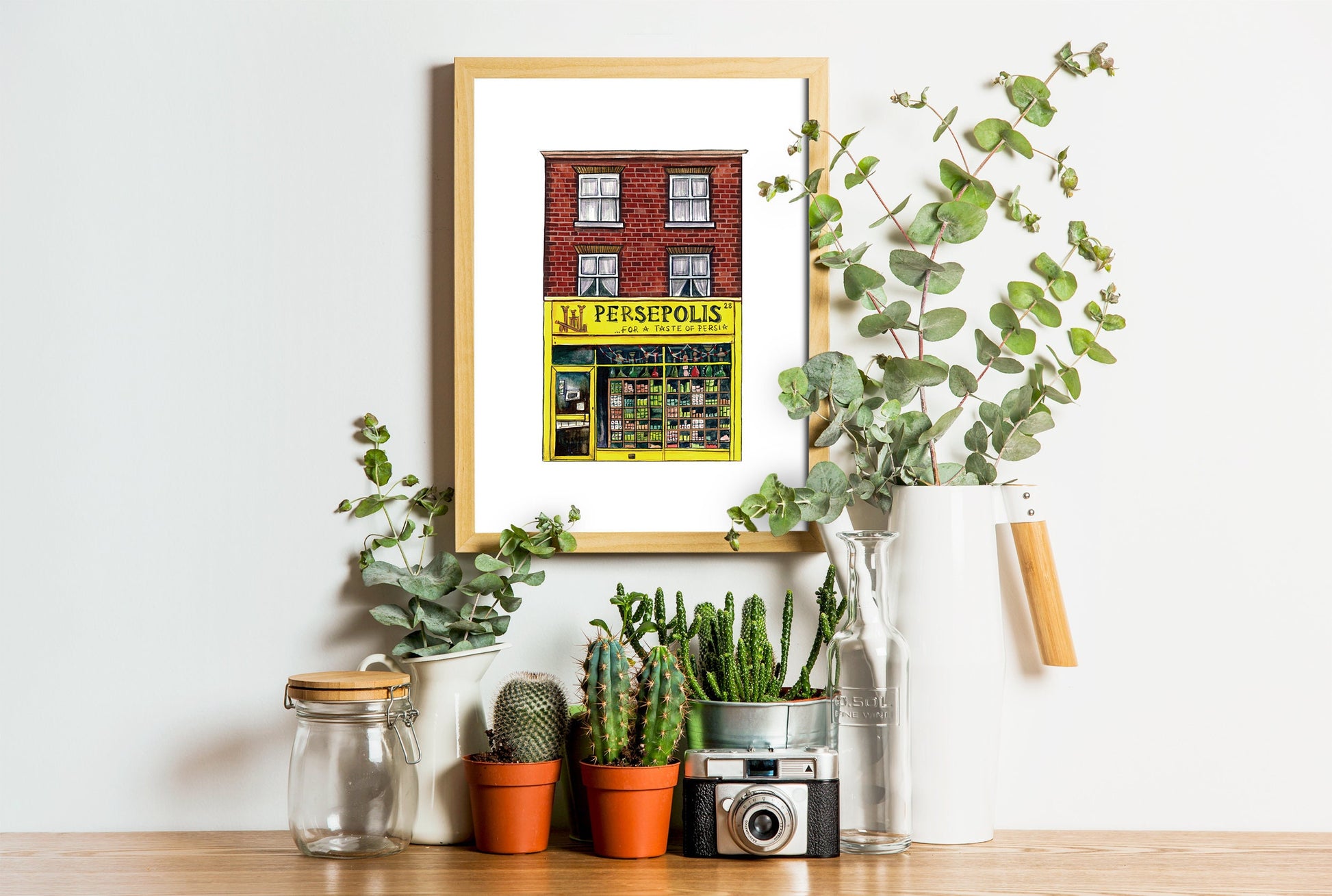 Persepolis Persian Grocery Store Art Print, South London, Peckham
