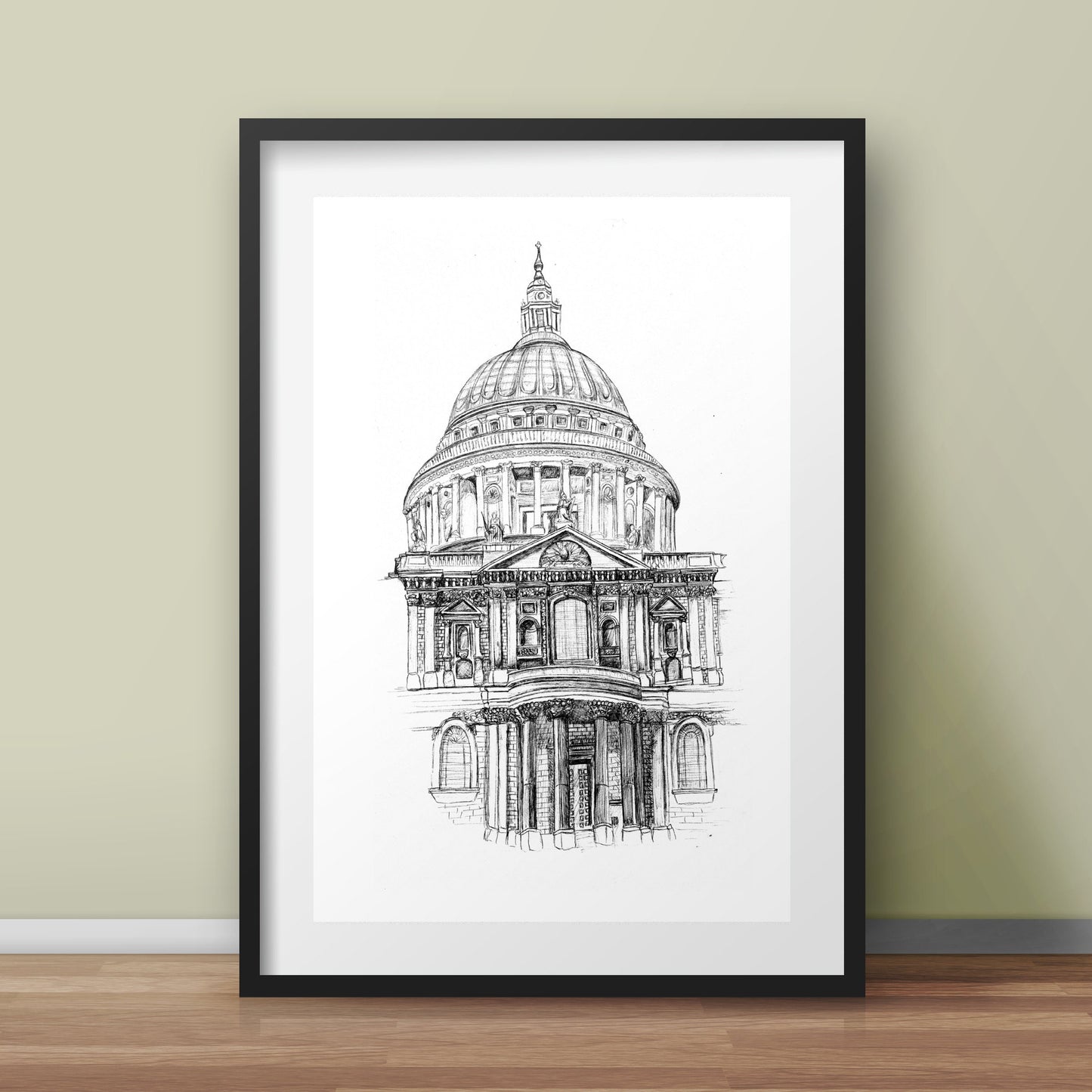 St Pauls Cathedral Art Print, London