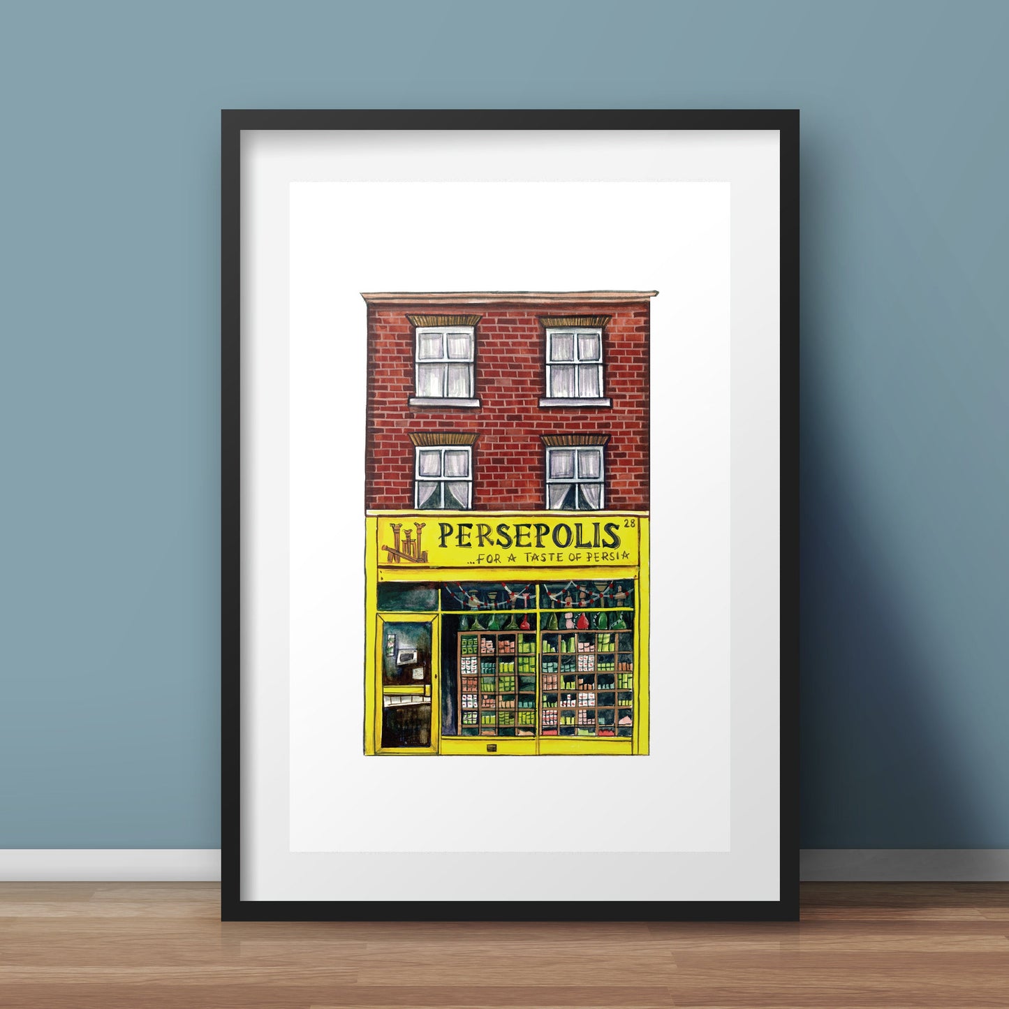 Persepolis Persian Grocery Store Art Print, South London, Peckham
