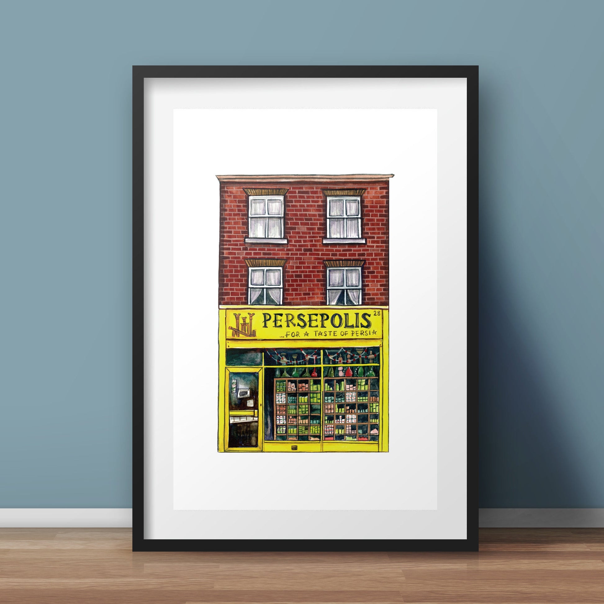 Persepolis Persian Grocery Store Art Print, South London, Peckham
