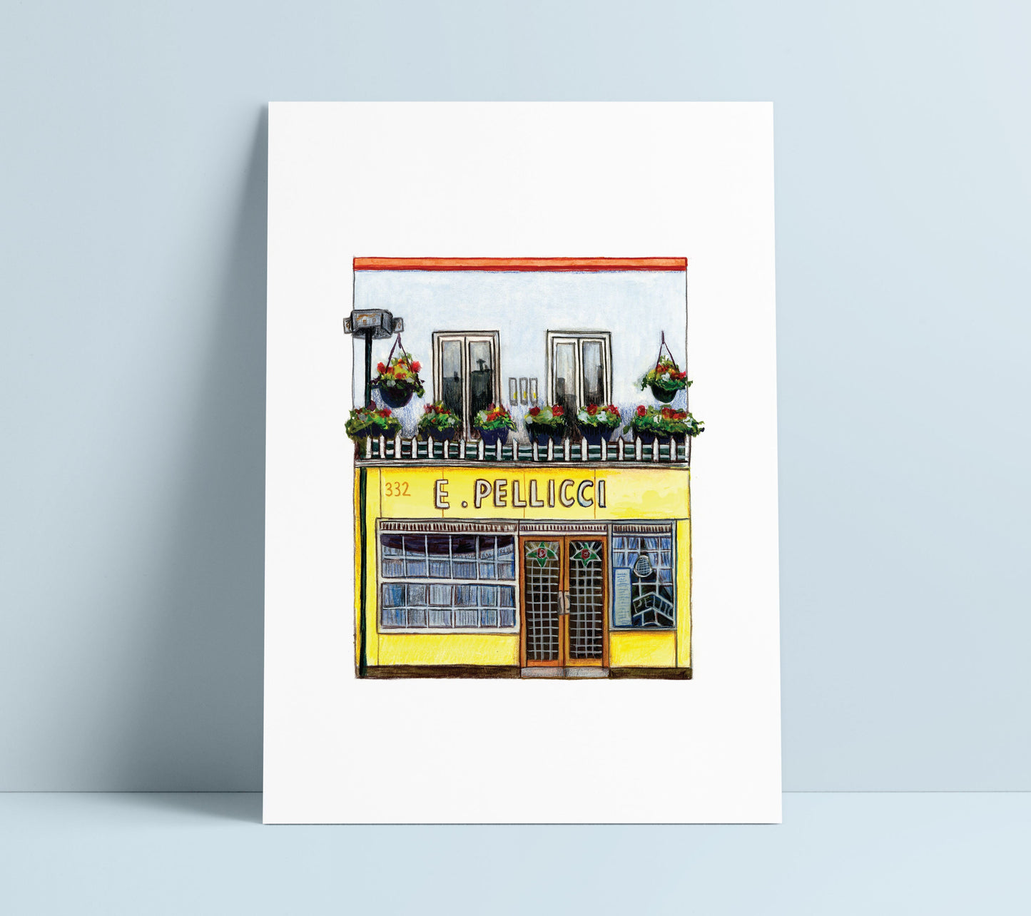 E.Pellicci cafe Art Print, East London Bethnal Green