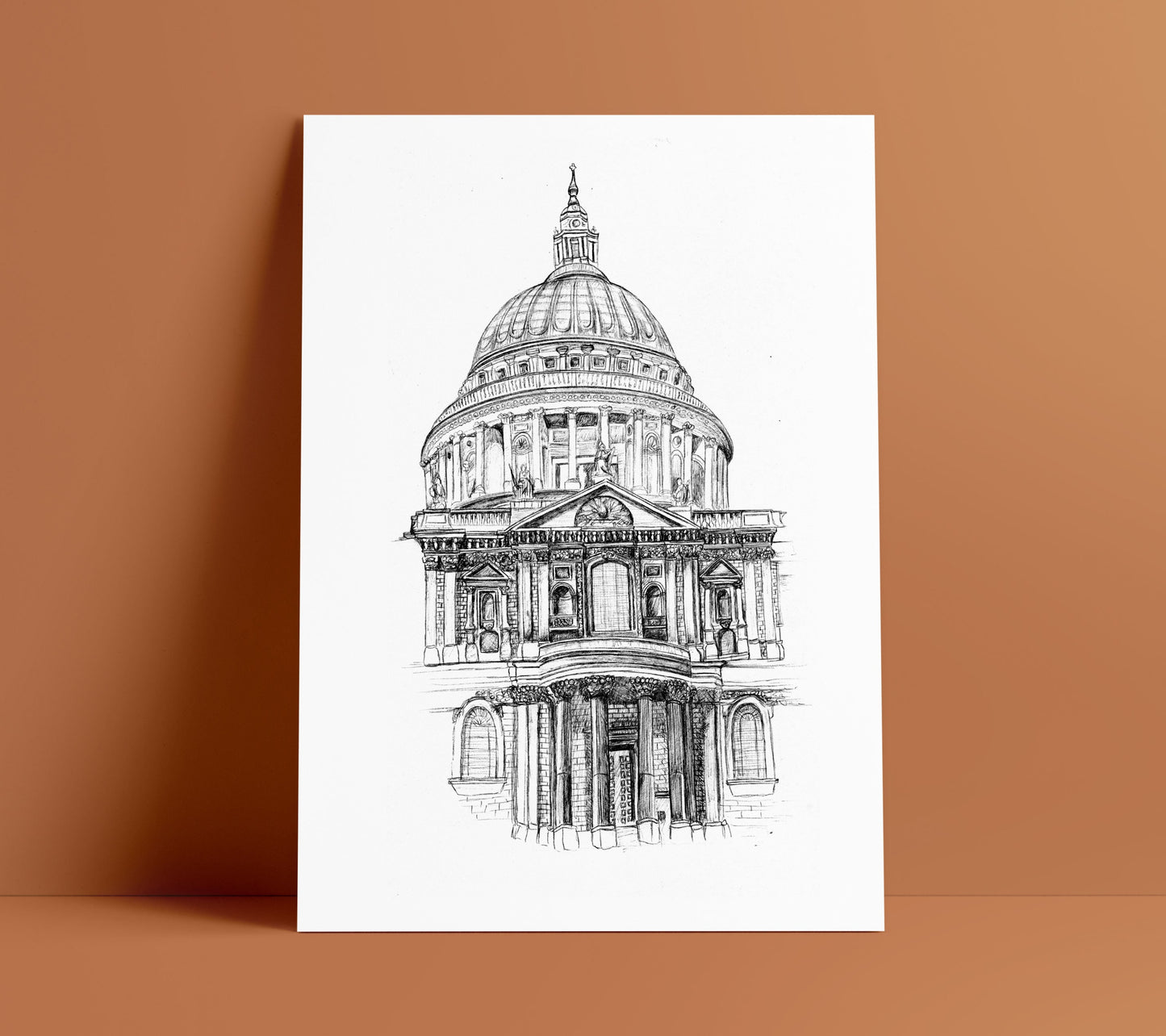 St Pauls Cathedral Art Print, London