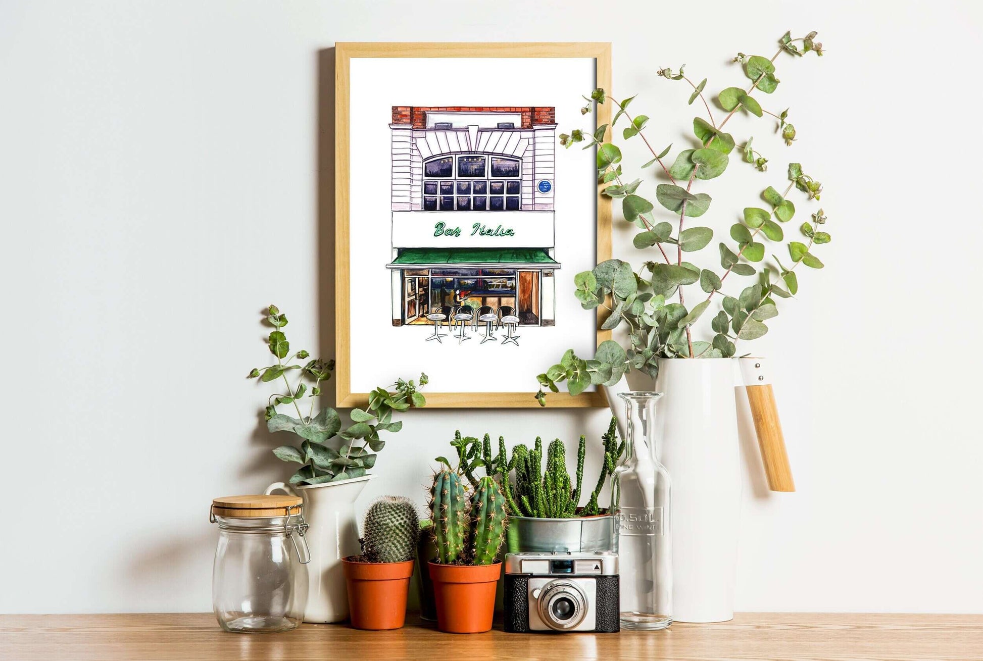 Bar Italia Art Print, Soho West End London
