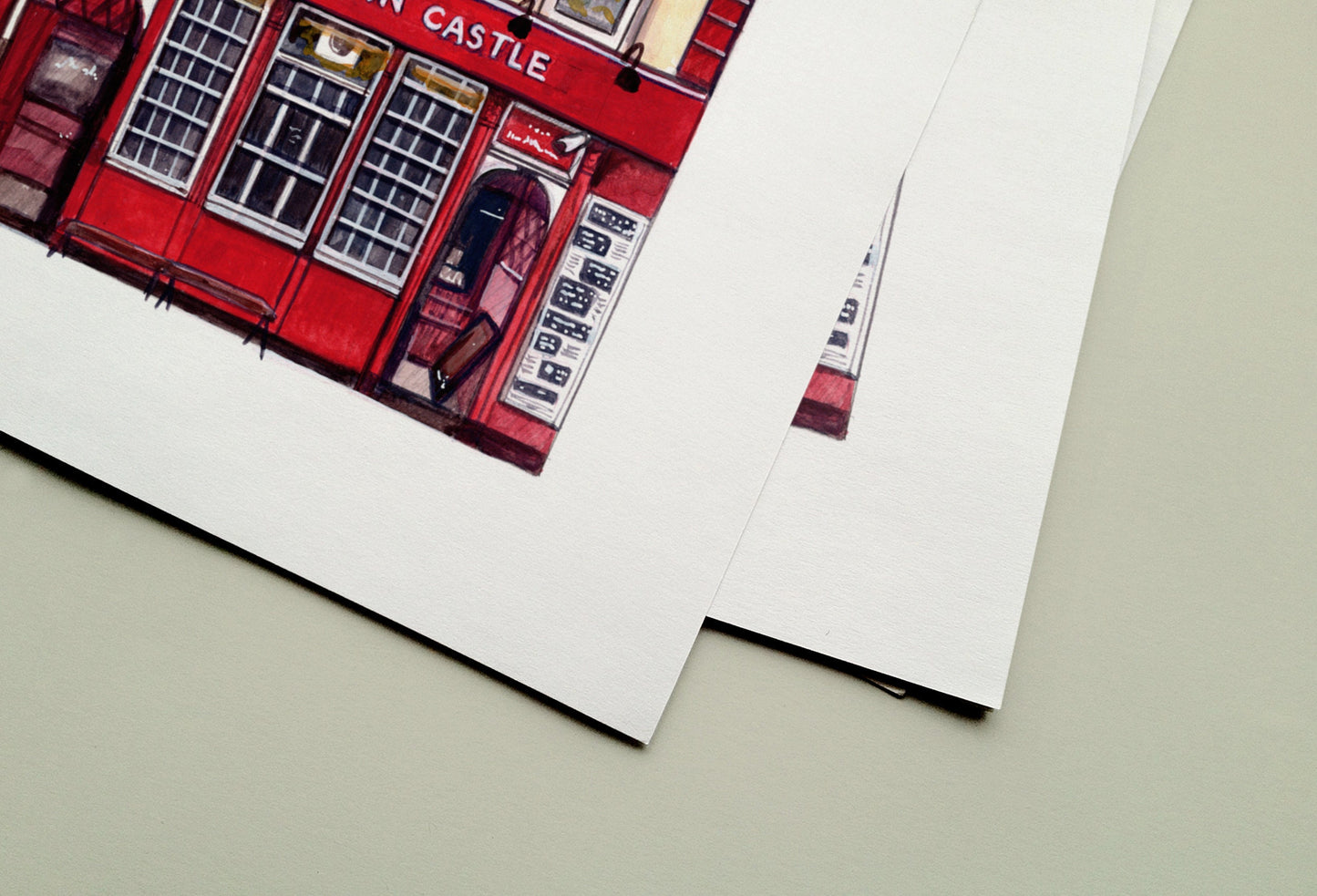 Dublin Castle Pub and Gig venue Art Print, Camden North London