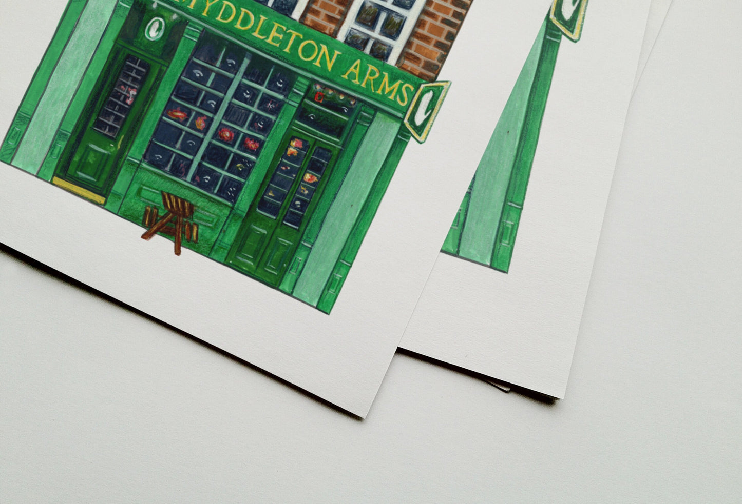 The Myddleton Arms Art Print, Canonbury, North London
