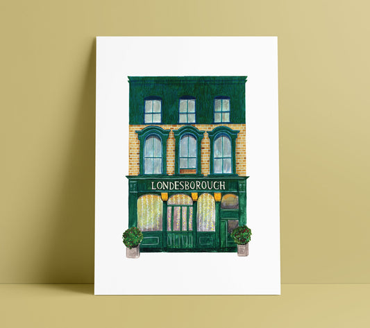 The Londesborough Art Print, Stoke Newington, North London