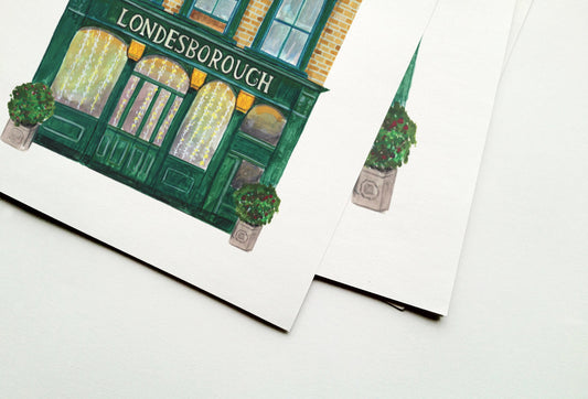 The Londesborough Art Print, Stoke Newington, North London