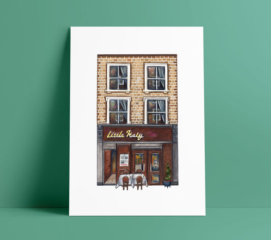 Little Italy Soho Art Print, West End, London