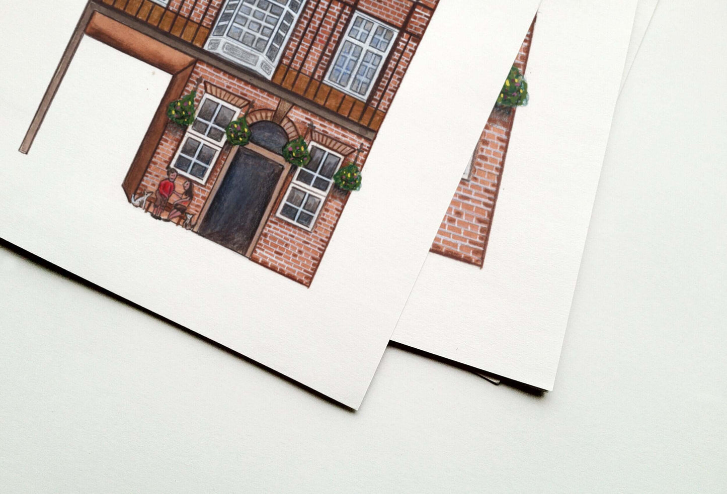 Bricklayers Arms Pub Art Print, Tottenham Court Road London