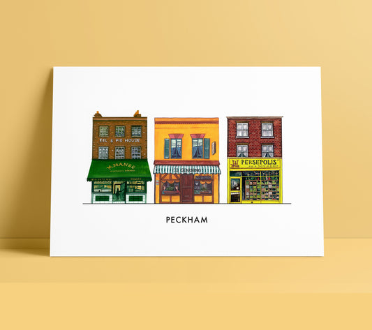 Peckham Classics Art Print – South London - Camberwell Designs