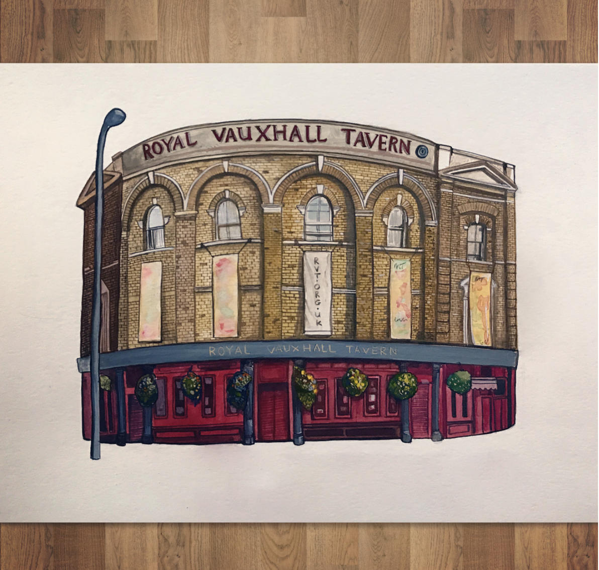 The Royal Vauxhall Tavern Art Print, Vauxhall, London