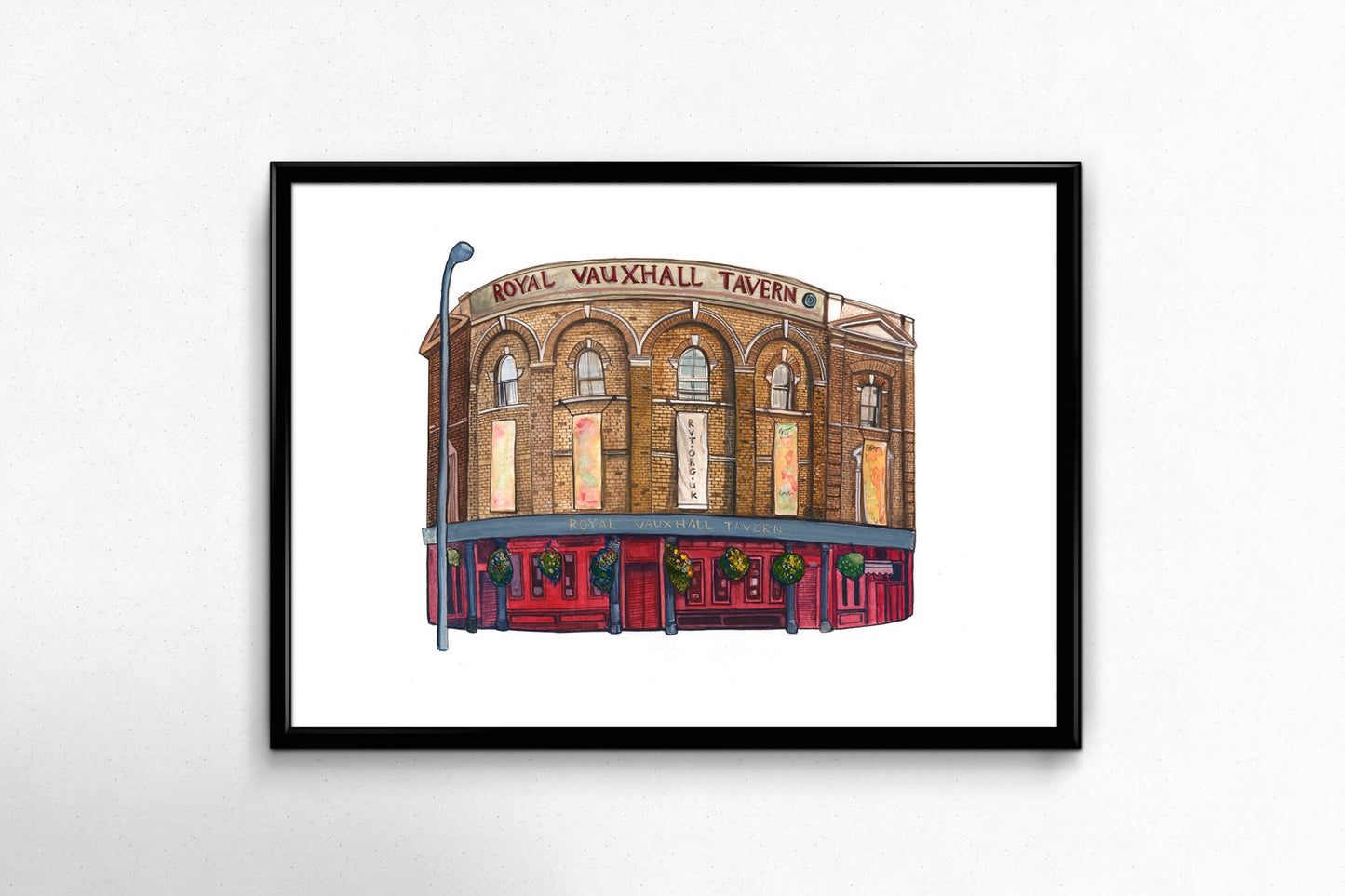 The Royal Vauxhall Tavern Art Print, Vauxhall, London