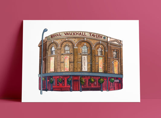 The Royal Vauxhall Tavern Art Print, Vauxhall, London