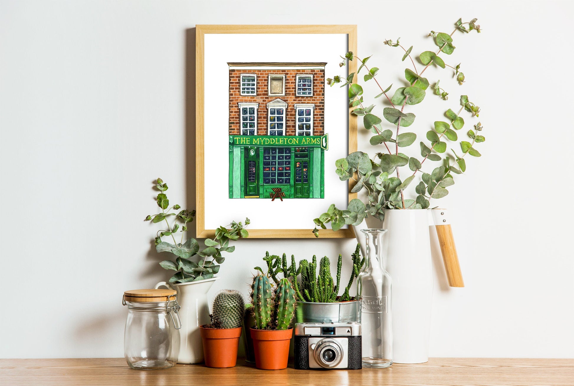 The Myddleton Arms Art Print, Canonbury, North London