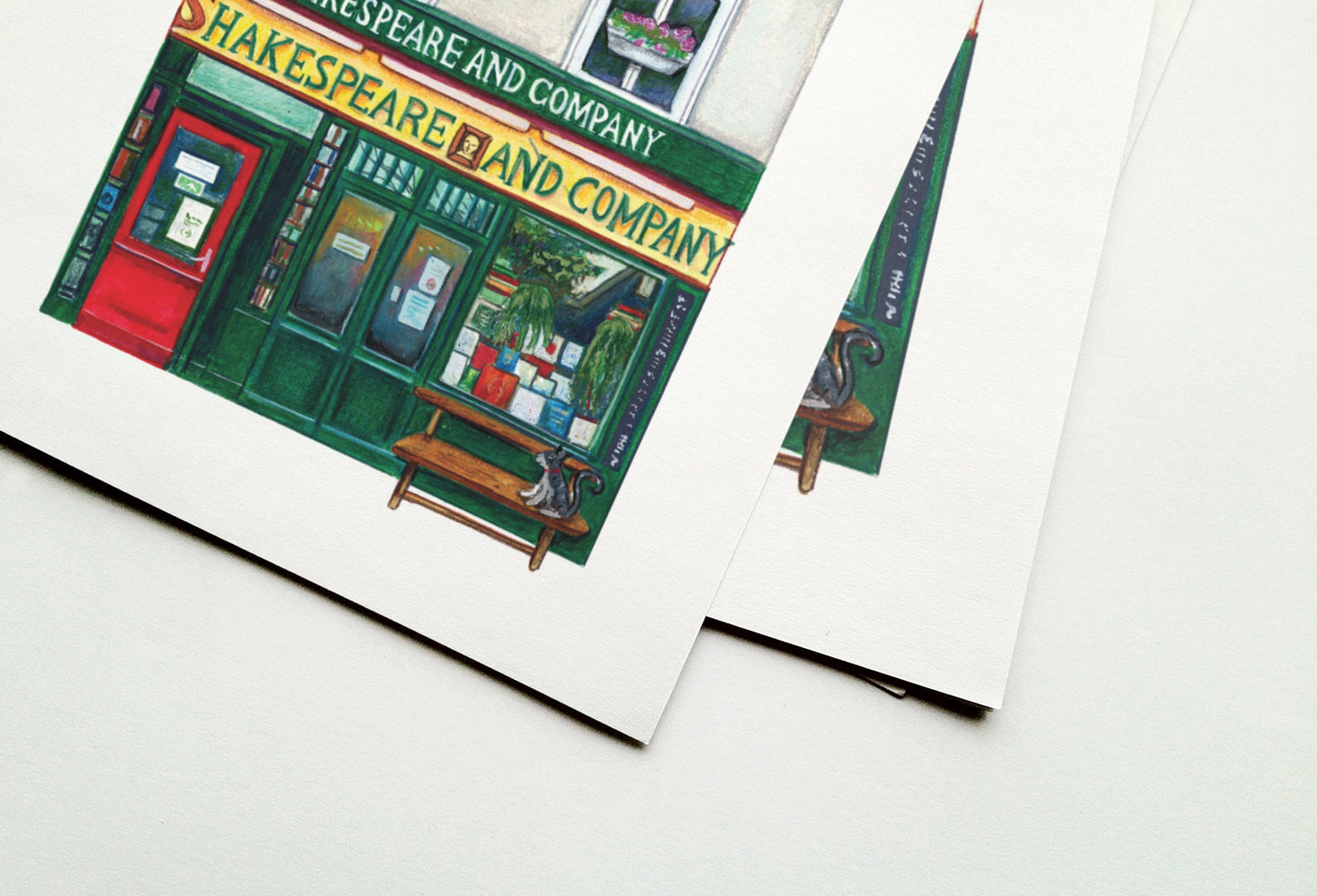 Paris Prints: Shakespeare and Company // Illustrated Wall Art